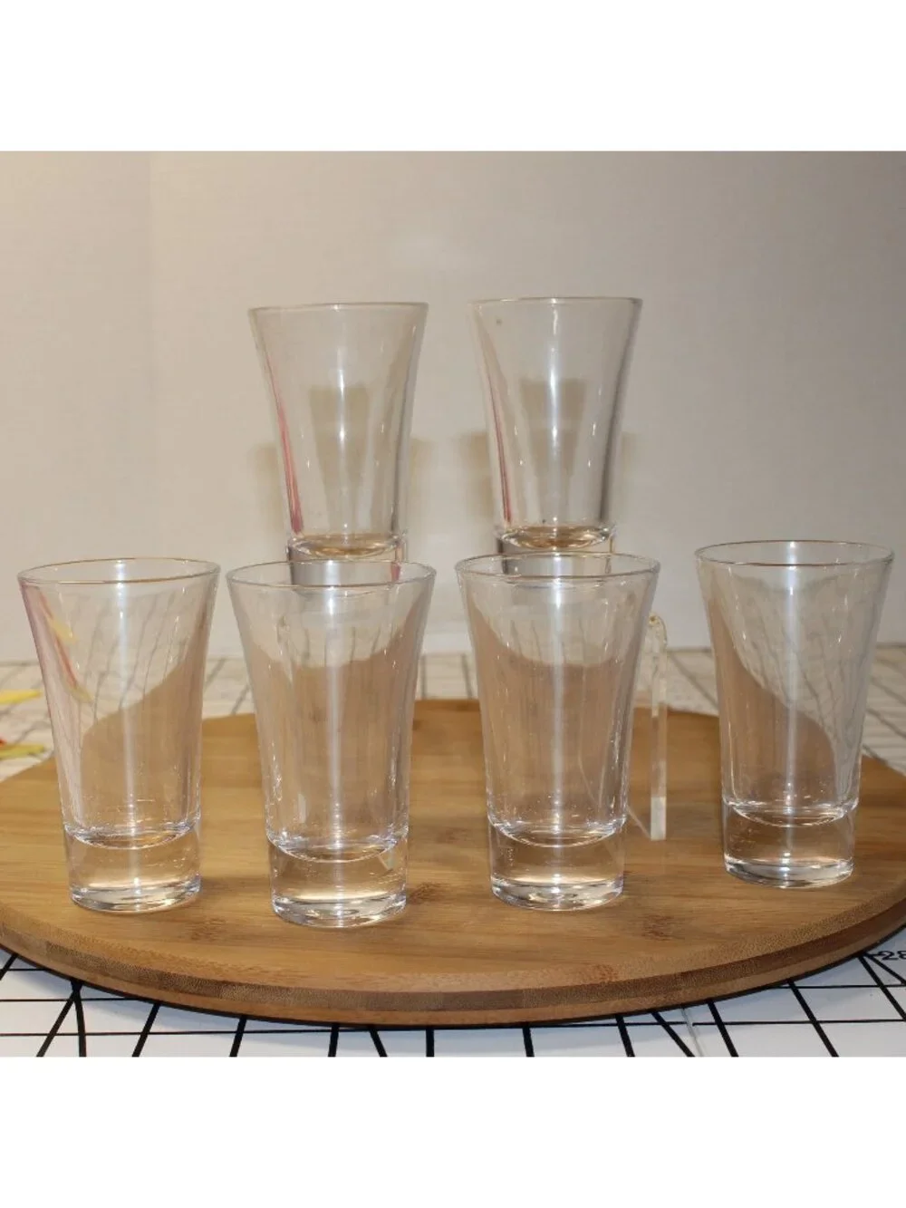 Toyo Sasaki Tenkai 100 Cold Sake Glasses Set Of 6 Japan P-01145 100ml Shot Box